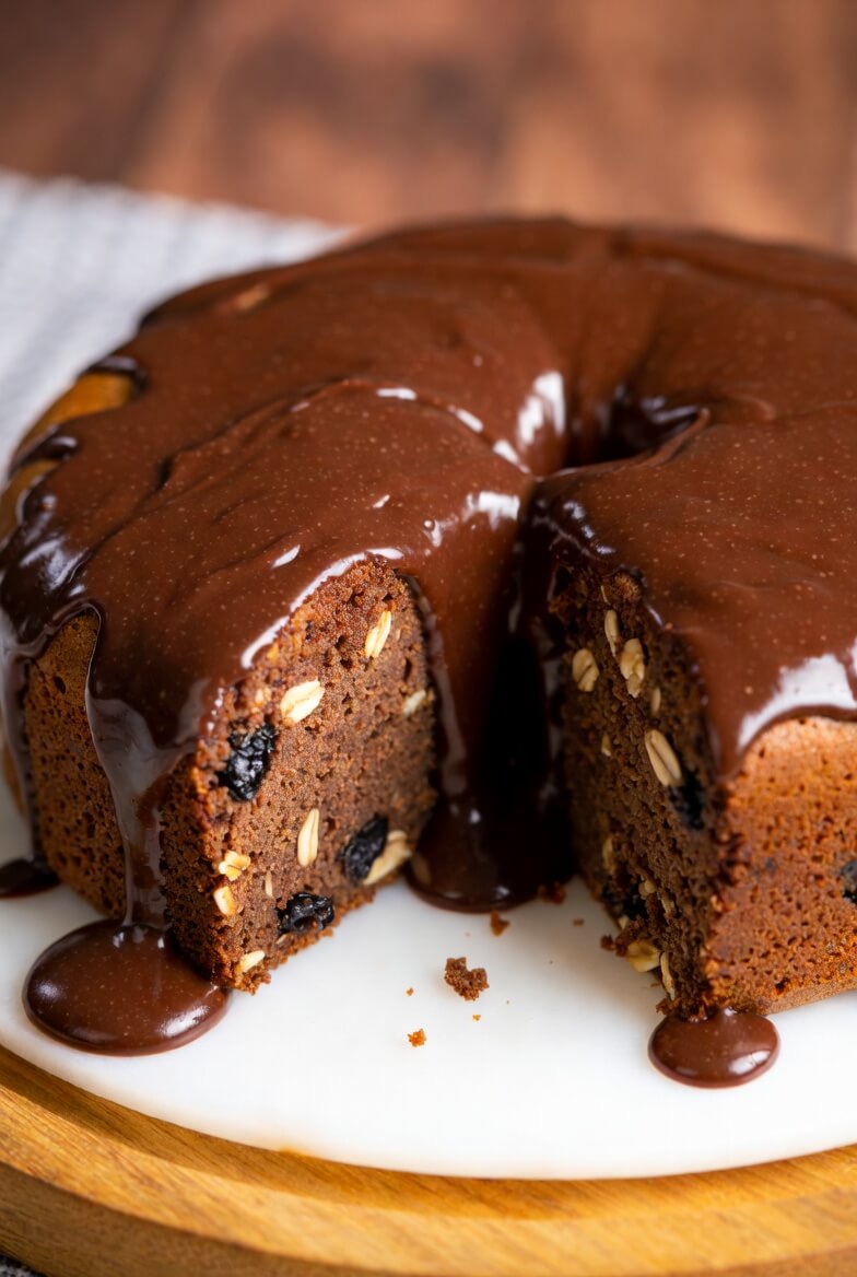 Σοκολατένια Τούρτα με Γλάσο Σοκολάτας (Chocolate Fudge Cake)