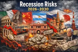 Οι 5 χώρες που κινδυνεύουν περισσότερο με ύφεση μεταξύ 2026–2030