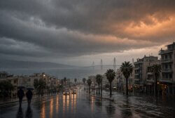 Πορτοκαλί συναγερμός στην Αχαΐα: Ισχυρές βροχές και καταιγίδες πλήττουν την Πάτρα